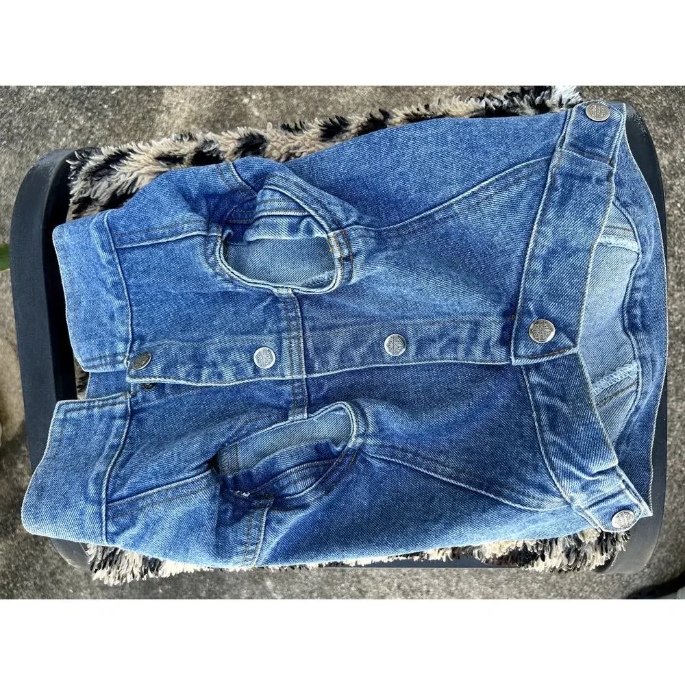 Vintage 2001 Harley Davidson Dog/Pet Vest SzM